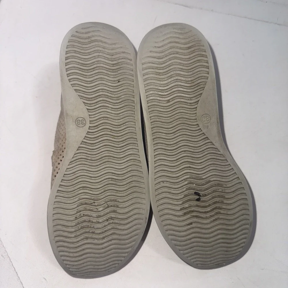 Softwaves Cadie Platform Sneakers Shoes Sand Beige 38 US 7.5 PreOwned‎